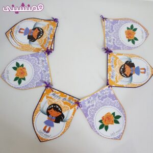 ریسه ویژه تم جشن و تولد مدل فرشته کوچولو